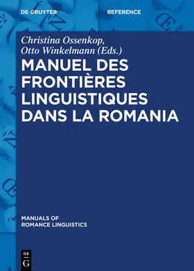 Ossenkop / Winkelmann |  Manuel des frontières linguistiques dans la Romania | Buch |  Sack Fachmedien