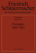 Schmid / Meckenstock / Arndt |  Predigten 1830-1831 | Buch |  Sack Fachmedien