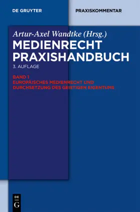 Wandtke / Ohst / Castendyk |  Europäisches Medienrecht und Durchsetzung des geistigen Eigentums | eBook | Sack Fachmedien