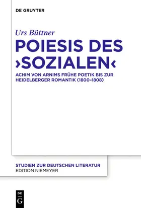 Büttner | Poiesis des 'Sozialen' | Buch | 978-3-11-031457-1 | www.sack.de