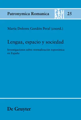 Gordón Peral | Lengua, espacio y sociedad | E-Book | www.sack.de