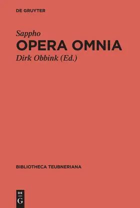 Obbink |  Opera omnia | Buch |  Sack Fachmedien