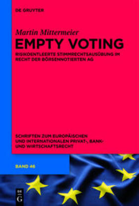 Mittermeier |  Empty Voting | Buch |  Sack Fachmedien