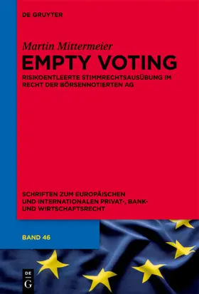 Mittermeier |  Empty Voting | Buch |  Sack Fachmedien