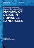 Da Milano / Jungbluth |  Manual of Deixis in Romance Languages | Buch |  Sack Fachmedien