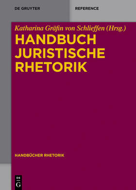 Schlieffen | Handbuch Juristische Rhetorik | Buch | sack.de