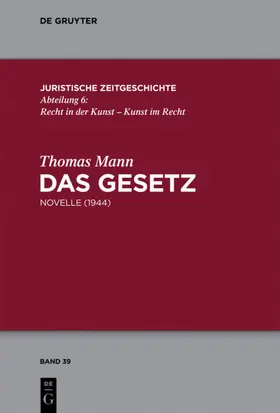 Mann |  Das Gesetz | eBook | Sack Fachmedien