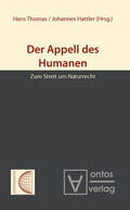 Hattler / Thomas |  Der Appell des Humanen | Buch |  Sack Fachmedien