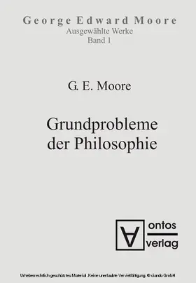 Moore | Grundprobleme der Philosophie | E-Book | www.sack.de