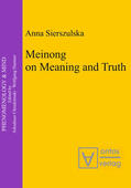 Sierszulska |  Meinong on Meaning and Truth | Buch |  Sack Fachmedien