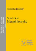 Rescher |  Studies in Metaphilosophy | Buch |  Sack Fachmedien