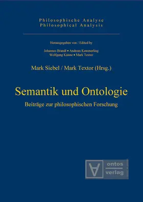 Textor / Siebel |  Semantik und Ontologie | Buch |  Sack Fachmedien
