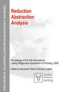 Hieke / Leitgeb |  Reduction - Abstraction - Analysis | eBook | Sack Fachmedien