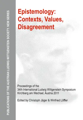 Jäger / Löffler | Epistemology: Contexts, Values, Disagreement | E-Book | www.sack.de