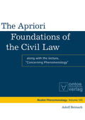 Crosby / Reinach |  The Apriori Foundations of the Civil Law | Buch |  Sack Fachmedien