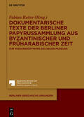 Reiter |  Dokumentarische Texte der Berliner Papyrussammlung aus byzantinischer und früharabischer Zeit | Buch |  Sack Fachmedien