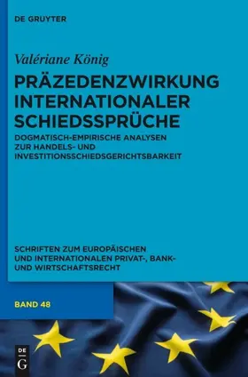 König |  Präzedenzwirkung internationaler Schiedssprüche | Buch |  Sack Fachmedien