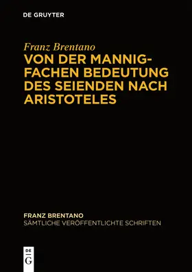 Sauer |  Von der mannigfachen Bedeutung des Seienden nach Aristoteles | Buch |  Sack Fachmedien