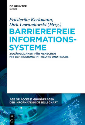 Kerkmann / Lewandowski |  Barrierefreie Informationssysteme | eBook | Sack Fachmedien