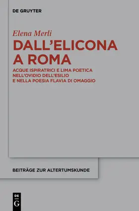 Merli |  Dall'Elicona a Roma | eBook | Sack Fachmedien