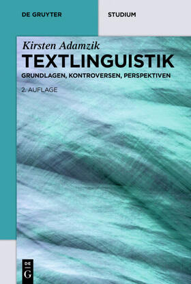 Adamzik | Textlinguistik | Buch | 978-3-11-033803-4 | sack.de