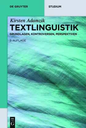 Adamzik |  Textlinguistik | eBook | Sack Fachmedien