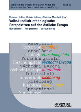 Johler / Kalinke / Marchetti | Volkskundlich-ethnologische Perspektiven | Buch | 978-3-11-034047-1 | sack.de