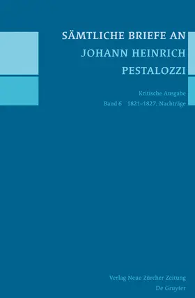Horlacher / Tröhler |  1821-1827, Nachträge | Buch |  Sack Fachmedien