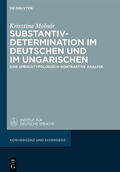 Molnár |  Substantivdetermination im Deutschen und im Ungarischen | Buch |  Sack Fachmedien