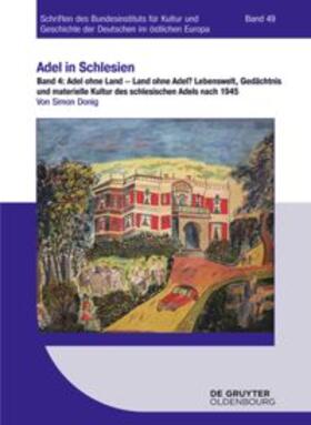 Donig | Donig, S: Adel ohne Land - Land ohne Adel? | Buch | 978-3-11-034373-1 | sack.de