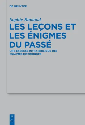 Ramond | Les leçons et les énigmes du passé | Buch | 978-3-11-034618-3 | sack.de