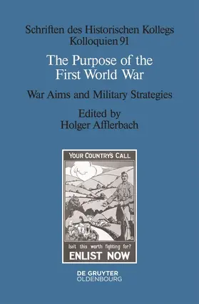 Afflerbach |  The Purpose of the First World War | Buch |  Sack Fachmedien