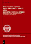 Reich / Roussanova |  Carl Friedrich Gauß und Christopher Hansteen | eBook | Sack Fachmedien