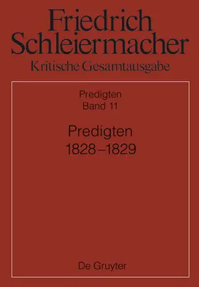 Weiland | Predigten 1828-1829 | Buch | 978-3-11-035092-0 | sack.de