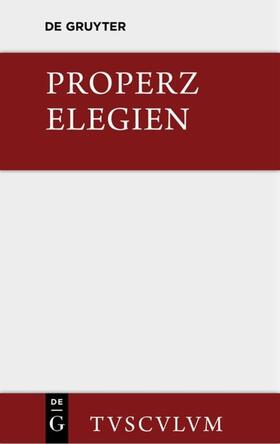 Properz / Willige |  Elegien | Buch |  Sack Fachmedien