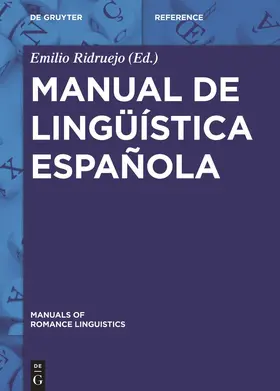 Ridruejo |  Manual de lingüística española | Buch |  Sack Fachmedien