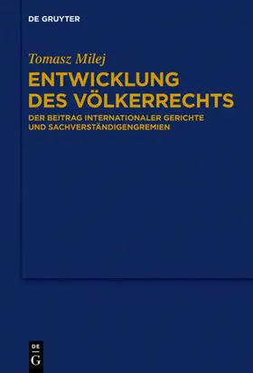 Milej |  Entwicklung des Völkerrechts | Buch |  Sack Fachmedien