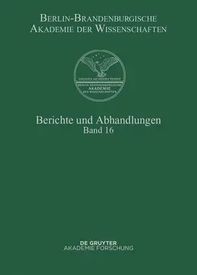  Berichte und Abhandlungen. Band 16 | Buch |  Sack Fachmedien