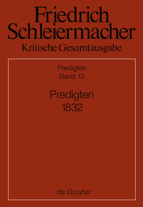 Schmid | Predigten 1832 | Buch | 978-3-11-036409-5 | sack.de