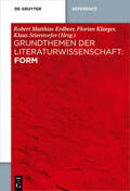 Erdbeer / Klaeger / Stierstorfer |  Grundthemen der Literaturwissenschaft: Form | Buch |  Sack Fachmedien