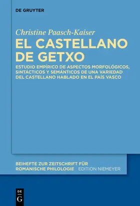 Paasch-Kaiser |  El castellano de Getxo | eBook | Sack Fachmedien