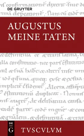 Augustus / Weber | Meine Taten / Res gestae divi Augusti | Buch | 978-3-11-036761-4 | www.sack.de