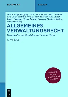 Ehlers / Pünder | Allgemeines Verwaltungsrecht | Buch | 978-3-11-036835-2 | www.sack.de