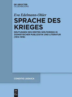 Edelmann-Ohler | Sprache des Krieges | Buch | 978-3-11-037021-8 | sack.de