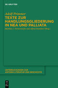 Primmer / Pernerstorfer / Dunshirn |  Texte zur Handlungsgliederung in Nea und Palliata | Buch |  Sack Fachmedien