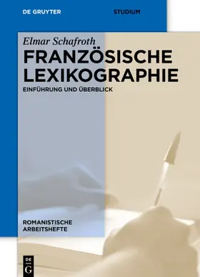 Schafroth | Französische Lexikographie | E-Book | www.sack.de