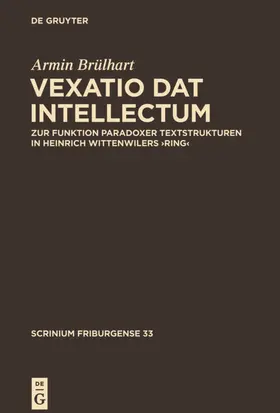 Brülhart |  ,Vexatio dat intellectum' | eBook | Sack Fachmedien