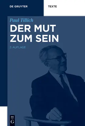 Tillich |  Der Mut zum Sein | Buch |  Sack Fachmedien