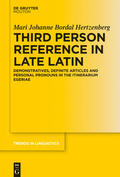 Bordal Hertzenberg |  Third Person Reference in Late Latin | Buch |  Sack Fachmedien