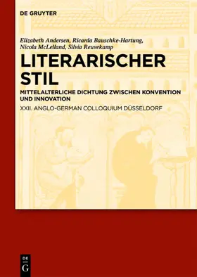 Andersen / Bauschke-Hartung / Reuvekamp |  Literarischer Stil | eBook | Sack Fachmedien